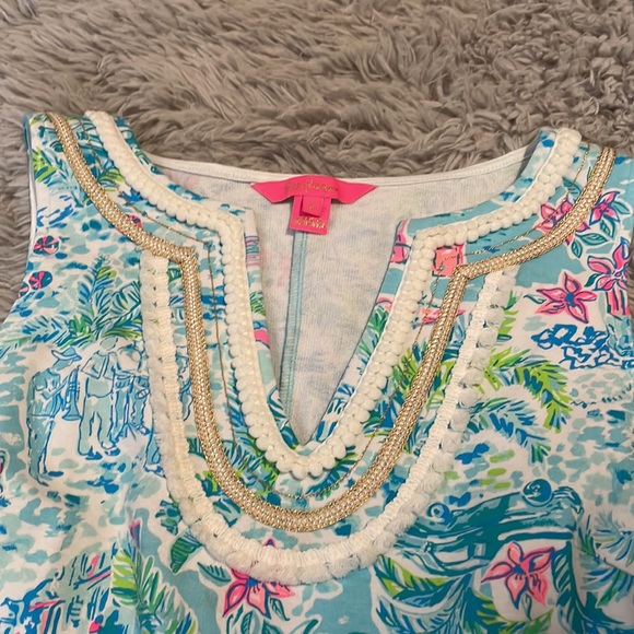 Lilly Pulitzer Women's Harper Shift Dress What A Lovely Place Knit - Picture 5 of 8